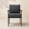 Tevara Outdoor Teak & Aluminium Dining Chairs in Grey, Set of 2