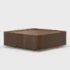 Vewal 3200 mm L-Shaped Modular Cotton-Linen Sectional Sofa Set with 889 mm Square Coffee Table
