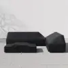Tevara 600D Tough Canvas Waterproof Outdoor Patio Furniture Set Covers