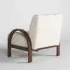 Boucle Ash Wood Accent Chair