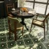 Picture of Bathroom Patterned Floor Tile 400x400mm, Vintage Non-Slip, Hard-Wearing