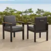 Picture of Tevara 6-Person Rectangle Wood & Aluminium Outdoor Patio Dining Table 8 Dining Chairs