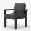 Picture of Tevara 6-Person Rectangle Wood & Aluminium Outdoor Patio Dining Table 8 Dining Chairs