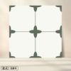 Picture of Bathroom Patterned Floor Tile 400x400mm, Vintage Non-Slip, Hard-Wearing
