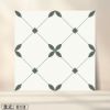 Picture of Bathroom Patterned Floor Tile 400x400mm, Vintage Non-Slip, Hard-Wearing