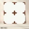 Picture of Bathroom Patterned Floor Tile 400x400mm, Vintage Non-Slip, Hard-Wearing