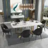 Modern Upholstered Black Dining Chair Velvet Side Chairs 4-Pieces