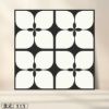 Picture of Bathroom Patterned Floor Tile 400x400mm, Vintage Non-Slip, Hard-Wearing