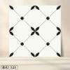 Picture of Bathroom Patterned Floor Tile 400x400mm, Vintage Non-Slip, Hard-Wearing
