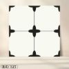 Picture of Bathroom Patterned Floor Tile 400x400mm, Vintage Non-Slip, Hard-Wearing