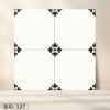 Picture of Bathroom Patterned Floor Tile 400x400mm, Vintage Non-Slip, Hard-Wearing
