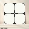 Picture of Bathroom Patterned Floor Tile 400x400mm, Vintage Non-Slip, Hard-Wearing