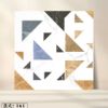 Picture of Bathroom Patterned Floor Tile 400x400mm, Vintage Non-Slip, Hard-Wearing