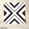 Picture of Bathroom Patterned Floor Tile 400x400mm, Vintage Non-Slip, Hard-Wearing