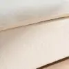 135 cm 1-Seater Warm White Boucle Convertible Sleeper Sofa with Storage & Pillows – AUD-H1504