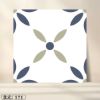 Picture of Bathroom Patterned Floor Tile 400x400mm, Vintage Non-Slip, Hard-Wearing