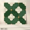 Picture of Bathroom Patterned Floor Tile 400x400mm, Vintage Non-Slip, Hard-Wearing