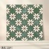 Picture of Bathroom Patterned Floor Tile 400x400mm, Vintage Non-Slip, Hard-Wearing