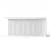 Modern 180 cm Wood Kitchen Island with Drawers & Cabinets, White
