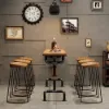1800mm Industrial Rectangular plywood Bar Table