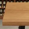 51.2" Industrial Rectangular Plywood Bar Table