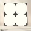 Picture of Bathroom Patterned Floor Tile 400x400mm, Vintage Non-Slip, Hard-Wearing