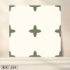 Picture of Bathroom Patterned Floor Tile 400x400mm, Vintage Non-Slip, Hard-Wearing
