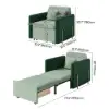 Green Single mini Sofa Bed
