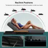 Tevara Outdoor Teak & Aluminium Adjustable Lounge Chaise in Grey