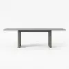 Picture of 9-Piece Outdoor Extendable Dining Set with Aluminum Table and 8 Woven Chairs in Grey
