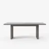 11-Piece Outdoor Extendable Dining Set with Aluminium Table and 10 Woven Chairs in Gray