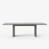 11-Piece Outdoor Extendable Dining Set with Aluminium Table and 10 Woven Chairs in Gray