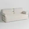 Picture of 205 cm 3-Seater Chenille Velvet 4-in-1 Futon Convertible Sleeper Sofa