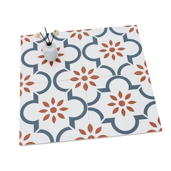 Picture of Nordic Style Patterned Tile 300x300mm, Vintage Matte Non-Slip Bathroom Wall and Floor Tile
