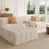3023 mm 6-Piece Velvet Channel Tufted Upholstered Modular Sectional Sofa – 4
