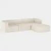 3023 mm 6-Piece Velvet Channel Tufted Upholstered Modular Sectional Sofa – 4