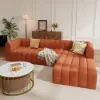 3023 mm 4-Piece Velvet Channel Tufted Upholstered Modular Sectional Sofa