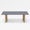 Picture of 9-Pieces Faux Marble Outdoor Dining Set with Woven Rope Chairs for 8 Person (2200mm)