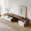 Fero 180 - 280 cm Reversible Extendable TV Unit with 3 Drawers