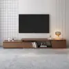 Fero 180 - 280 cm Extendable TV Unit with 3 Drawers – Manufactured Wood
