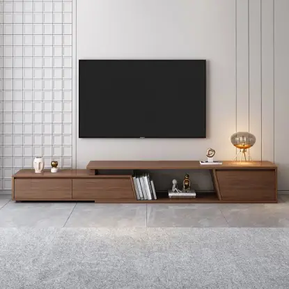 Picture of Fero 180 - 280 cm Extendable TV Unit with 3 Drawers – Manufactured Wood