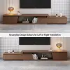 Fero 180 - 280 cm Extendable TV Unit with 3 Drawers – Manufactured Wood