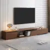 Fero 180 - 280 cm Extendable TV Unit with 3 Drawers – Manufactured Wood
