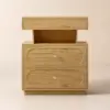 Krila Floating 3-Drawer LED Smart Bedside Table with Light – Rectangular