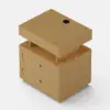 Krila Floating 3-Drawer LED Smart Nightstand with Light Set of 2 – Rectangular – MDF