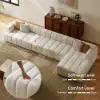 Nimbus 157" 4-Piece Channel Tufted Velvet Sectional Sofa with Chaise