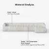 Nimbus 157" 4-Piece Channel Tufted Velvet Sectional Sofa with Chaise