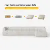 Nimbus 157" 4-Piece Channel Tufted Velvet Sectional Sofa with Chaise