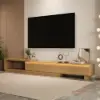 Quoint 180 - 255 cm Extendable TV Unit with 3 Drawers & Light – AUD-H1584