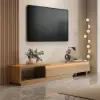 Quoint 180 - 255 cm Extendable TV Unit with 3 Drawers & Light – AUD-H1584